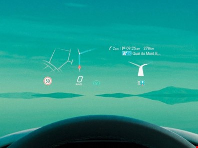 Ön camda sanal gösterge paneli