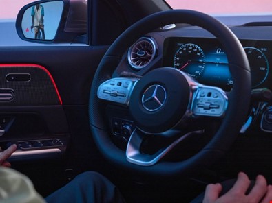 Nappa deri kaplı çok fonksiyonlu spor direksiyon simidi