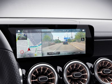 MBUX Navigasyon için artırılmış gerçeklik.